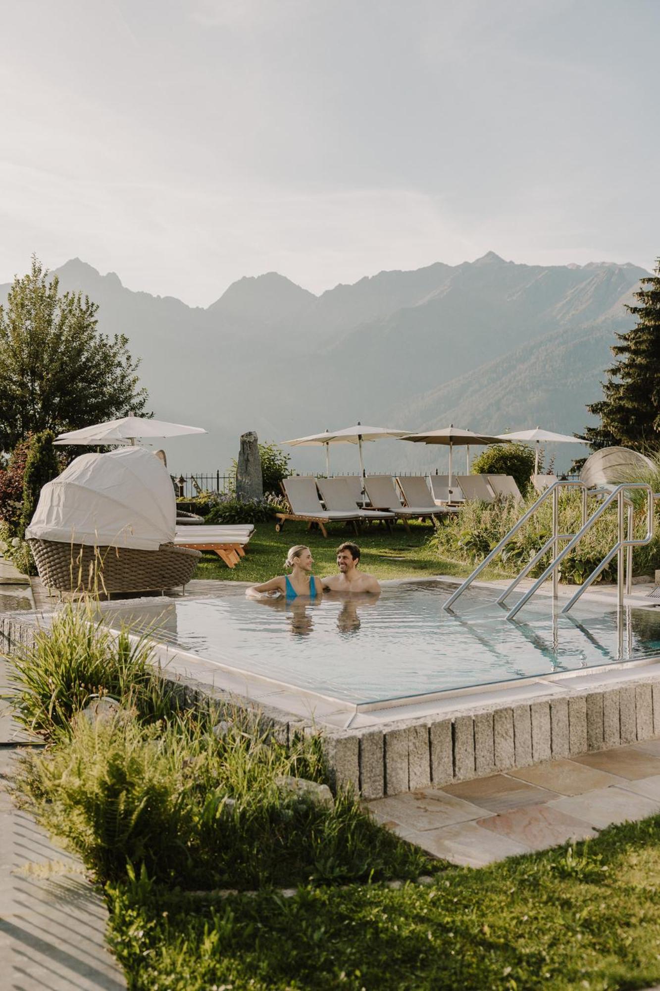 Schlosshotel Fiss Bagian luar foto